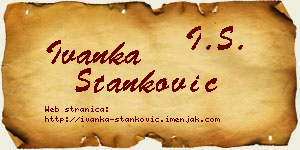 Ivanka Stanković vizit kartica